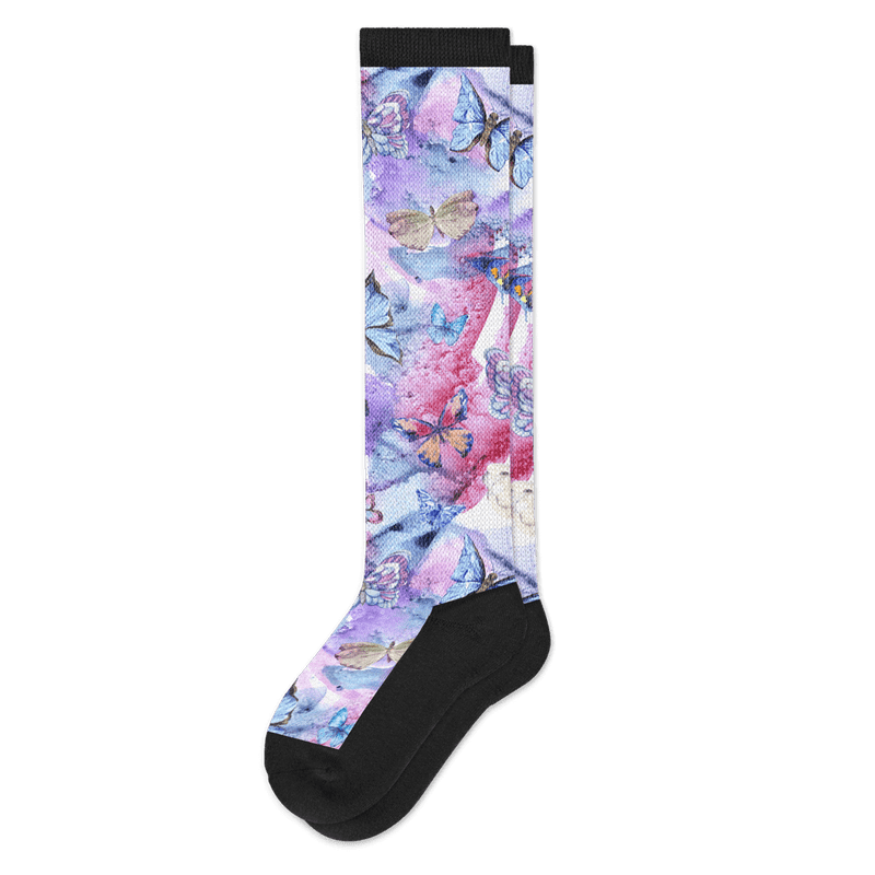 Viasox Butterfly EasyStretch™ Socks front view