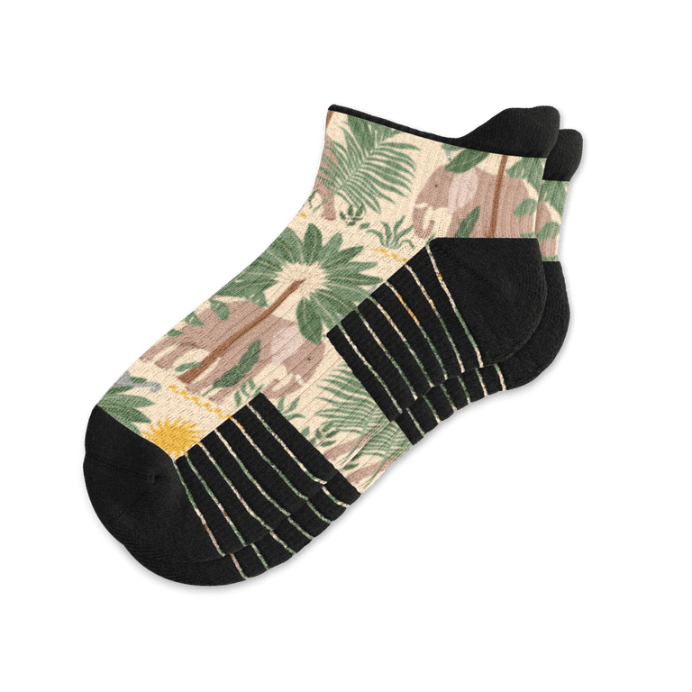 Elephant Safari Ankle Compression Socks