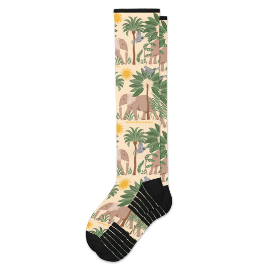 Elephant Safari Compression Socks