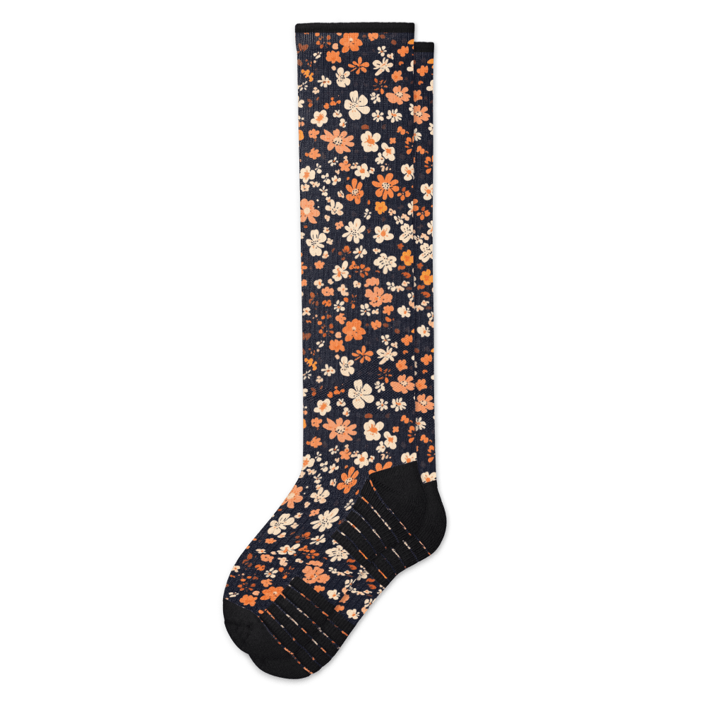 Fall Daisies Compression Socks