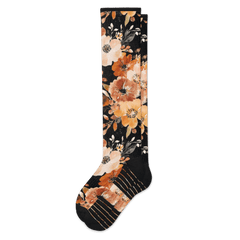 Fall Floral Compression Socks