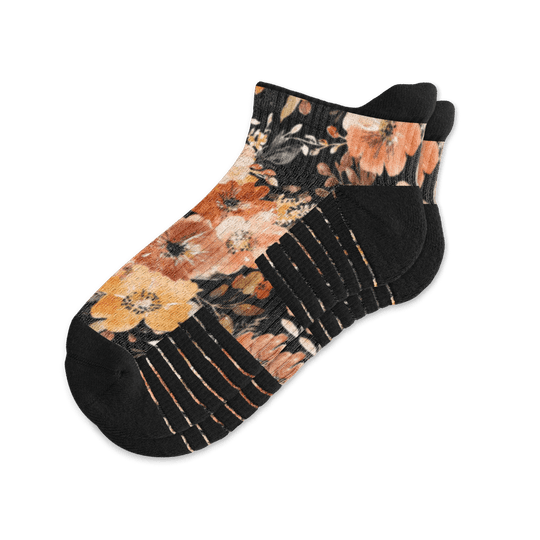 Fall Floral Ankle Socks
