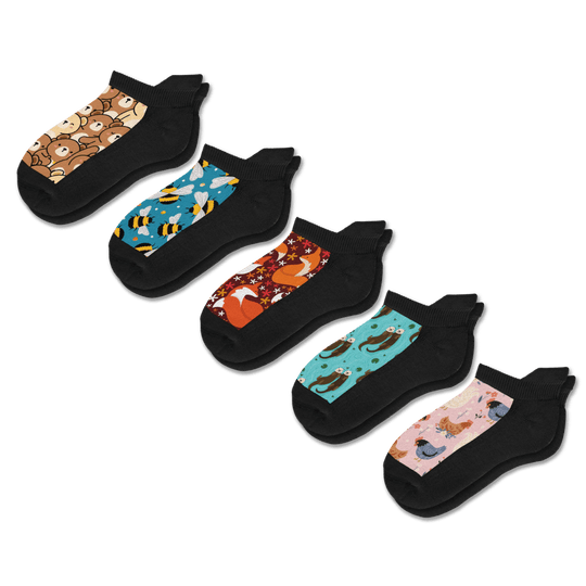 Fan Favorites Relaunch Ankle Socks 5-Pack Bundle