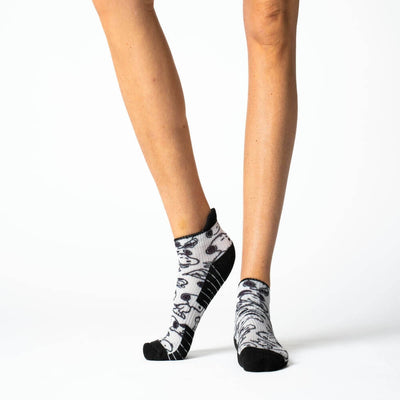 Viasox Snoopy Sox Ankle Compression Socks detail close-up