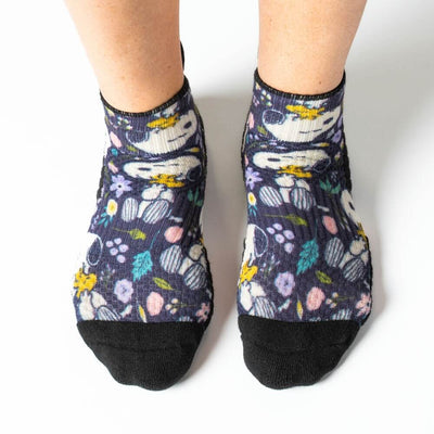 Viasox Flower Friends Ankle Compression Socks side view