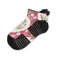 Viasox First Blooms Ankle Compression Socks front view