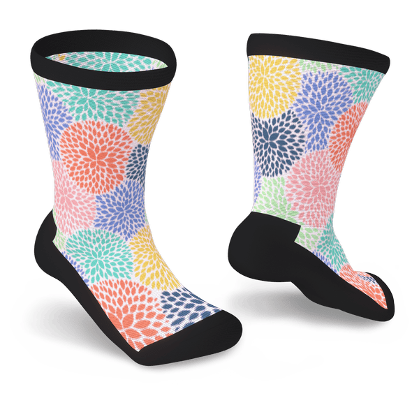 Flower Works Non-Binding Diabetic Socks