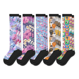 Cats in Boxes socks