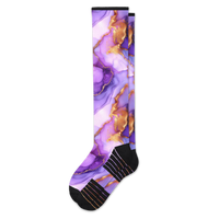 Viasox Golden Lavender Compression Socks front view