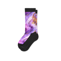 Viasox Golden Lavender EasyStretch Socks side view