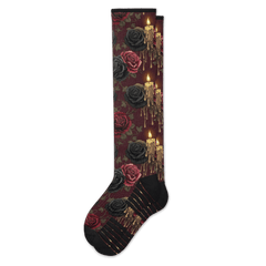 Gothic Rose Compression Socks