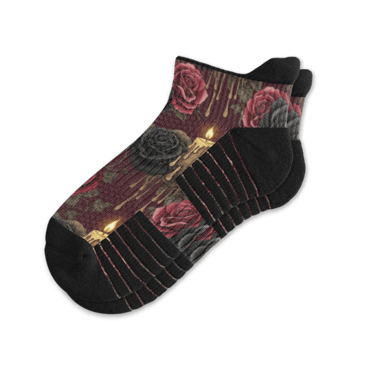 Gothic Rose Ankle Compression Socks