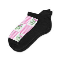 Viasox Grandma's Quilt Ankle Socks front view