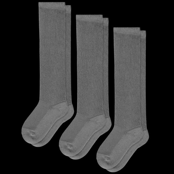 Gray EasyStretch™ Diabetic Socks Bundle 3-Pack