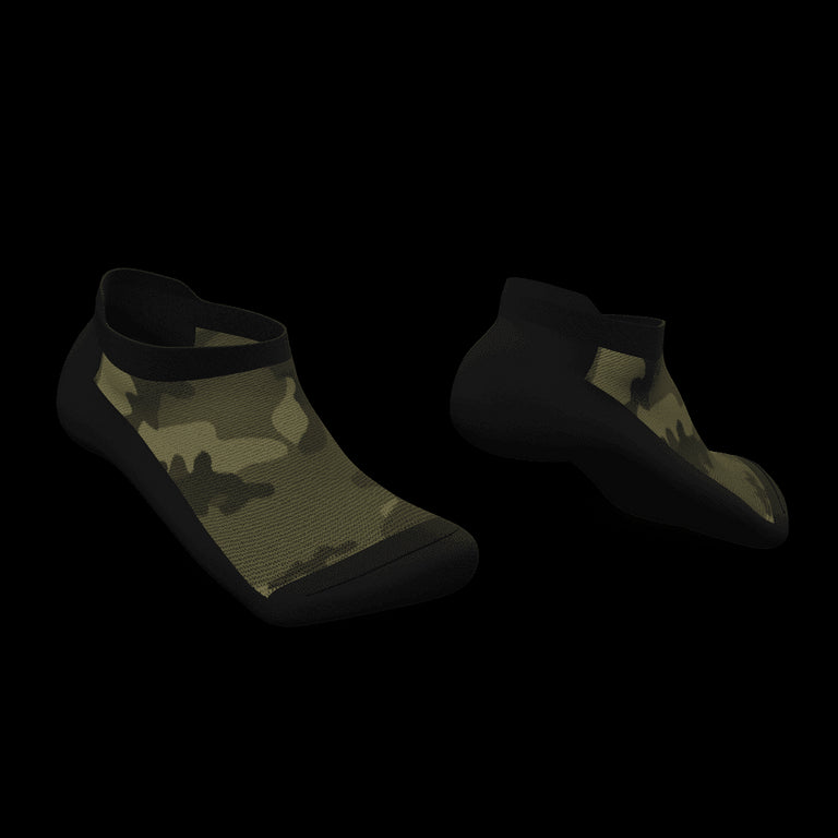 Camo ankle socks