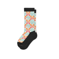 Viasox Groovy Blooms EasyStretch Socks side view