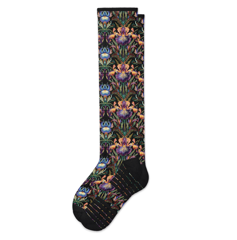 Black Iris Compression Socks