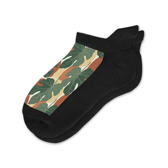 Jungle Leaves Ankle Socks