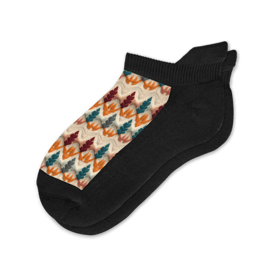 Knitted Forest Ankle Socks