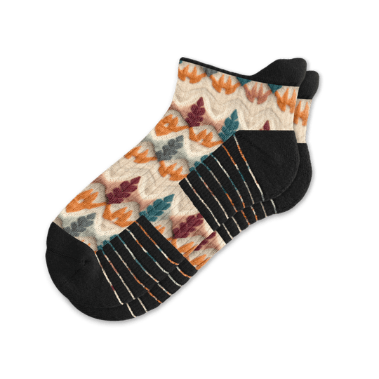 Knitted Forest Ankle Compression Socks