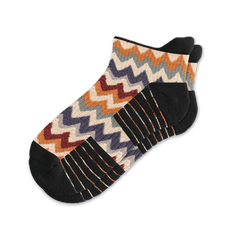 Knitted ZigZags Ankle Compression Socks