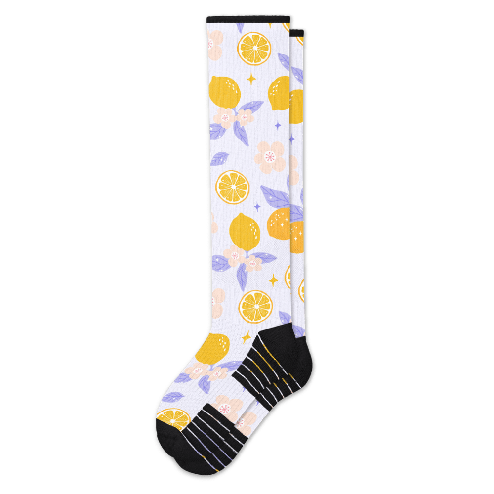 Lavender Lemon Compression Socks