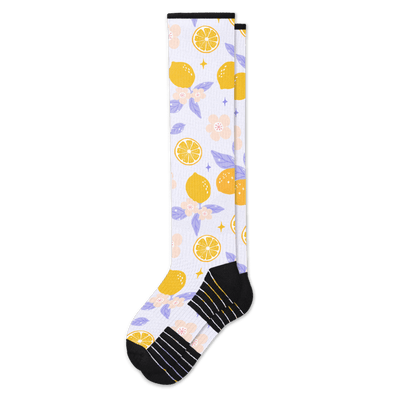 Lavender Lemon Compression Socks