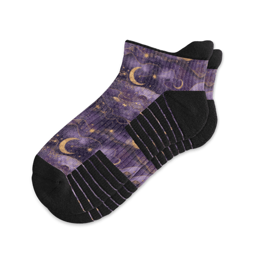 Lavender Night Ankle Compression Socks