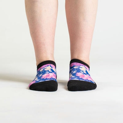 Viasox Floral Ankle Socks side view