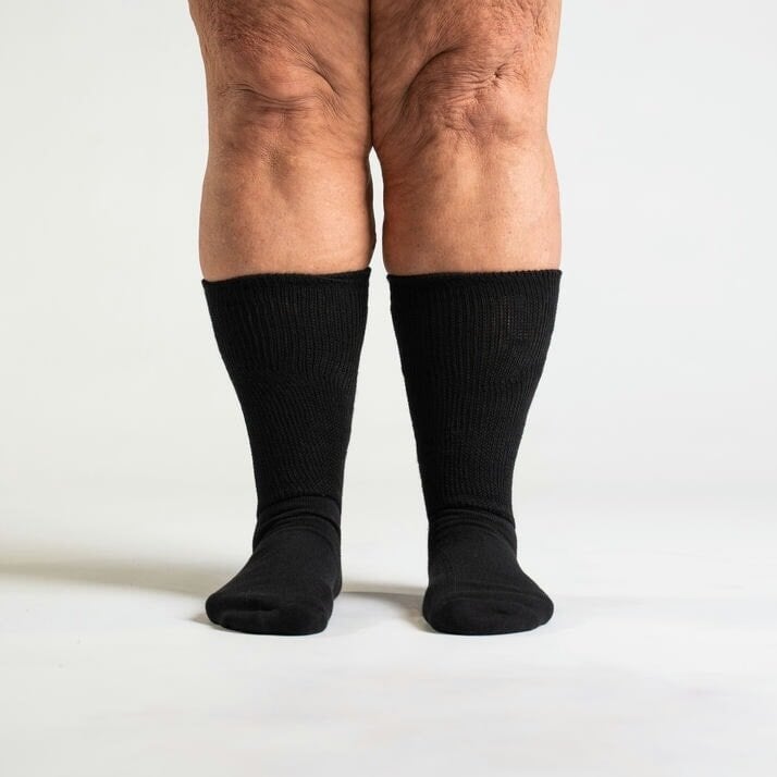 Black EasyStretch™ Socks Bundle 12-Pack