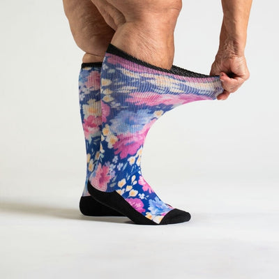 Viasox Floral EasyStretch™ Socks alternate view