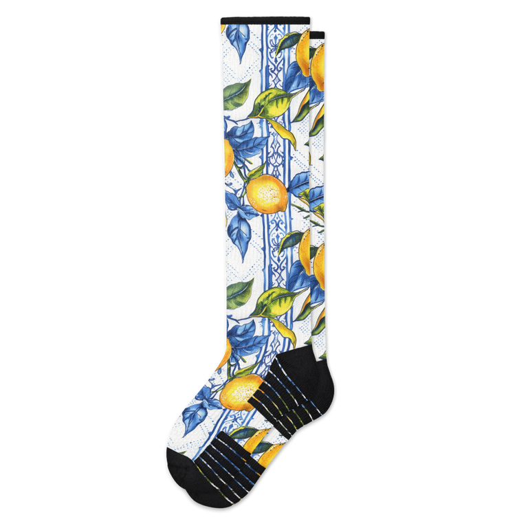 Lemon Zest Compression Socks