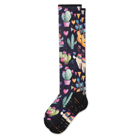 Llama Love Compression Socks