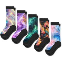 Viasox Magic Marble EasyStretch™ Socks 5-Pack Bundle side view