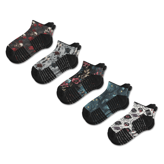 Midnight Secrets Ankle Compression Socks 5-Pack Bundle