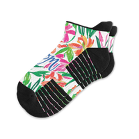 Viasox Mom's Bouquet Ankle Compression Socks front view