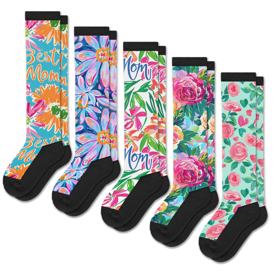 Mother's Day EasyStretch™ Socks 5-Pack Bundle