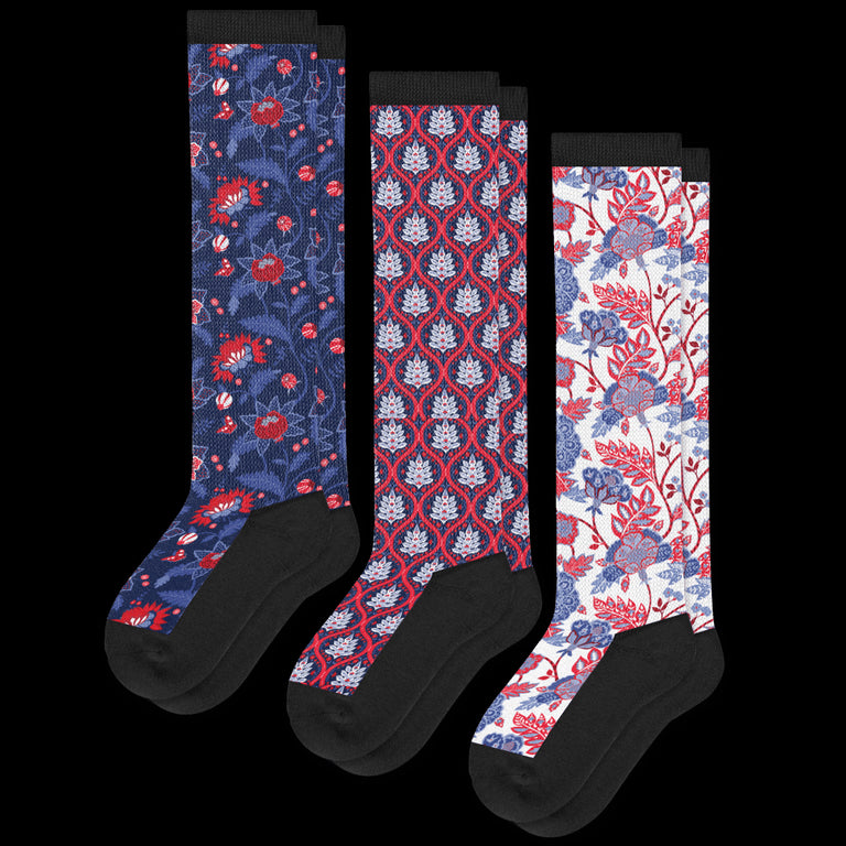 Bohemian EasyStretch™ Socks 3-Pack Bundle