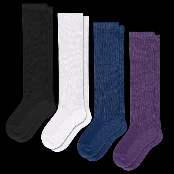 Solid Classics EasyStretch™ Socks 4-Pack Bundle