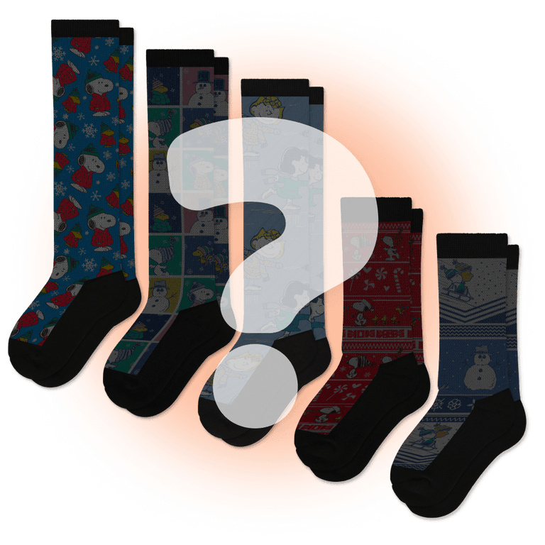 Peanuts Mystery EasyStretch™ Socks Bundle 5-Pack