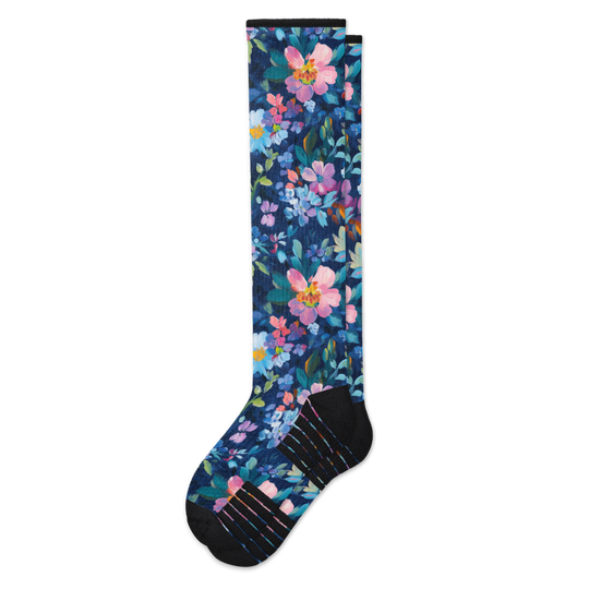 Night Blooms Compression Socks