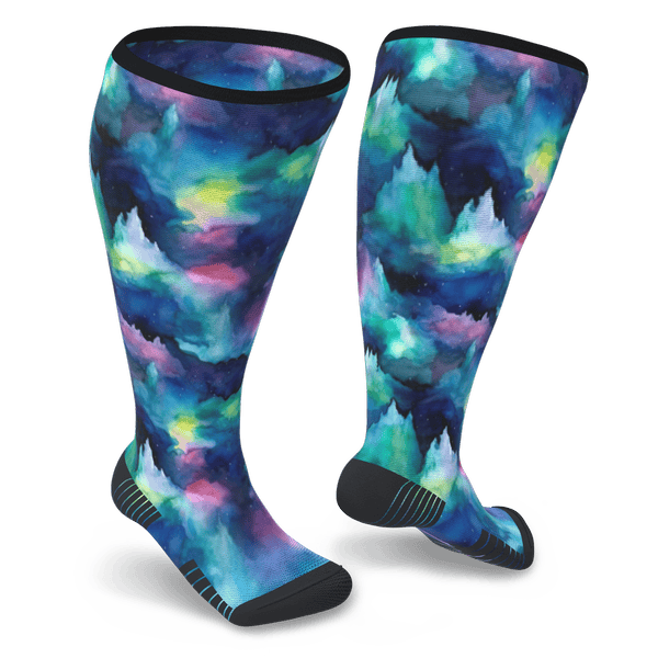 Northern Lights compression socks