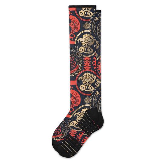 Oriental Elegance Compression Socks