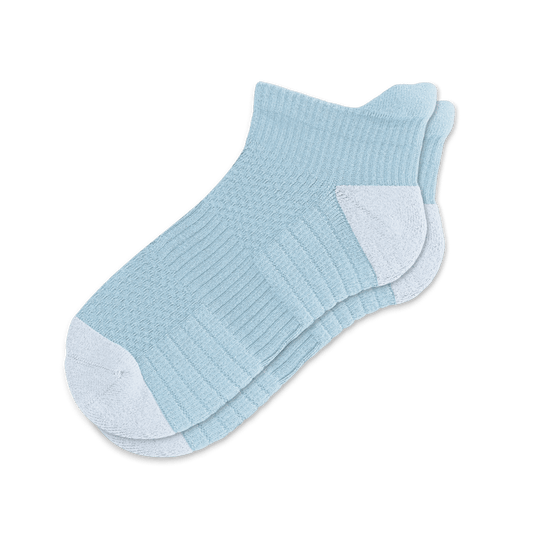 Pastel Blue Ankle Compression Socks
