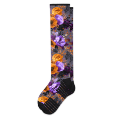 Purple Fantasy Compression Socks