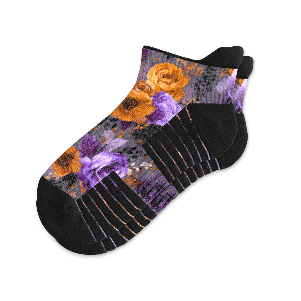 Purple Fantasy Ankle Compression Socks