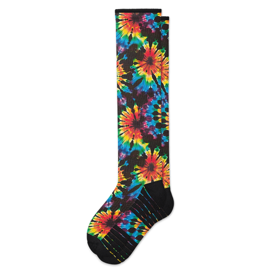 Rainbow Dye Compression Socks