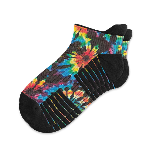 Rainbow Dye Ankle Compression Socks