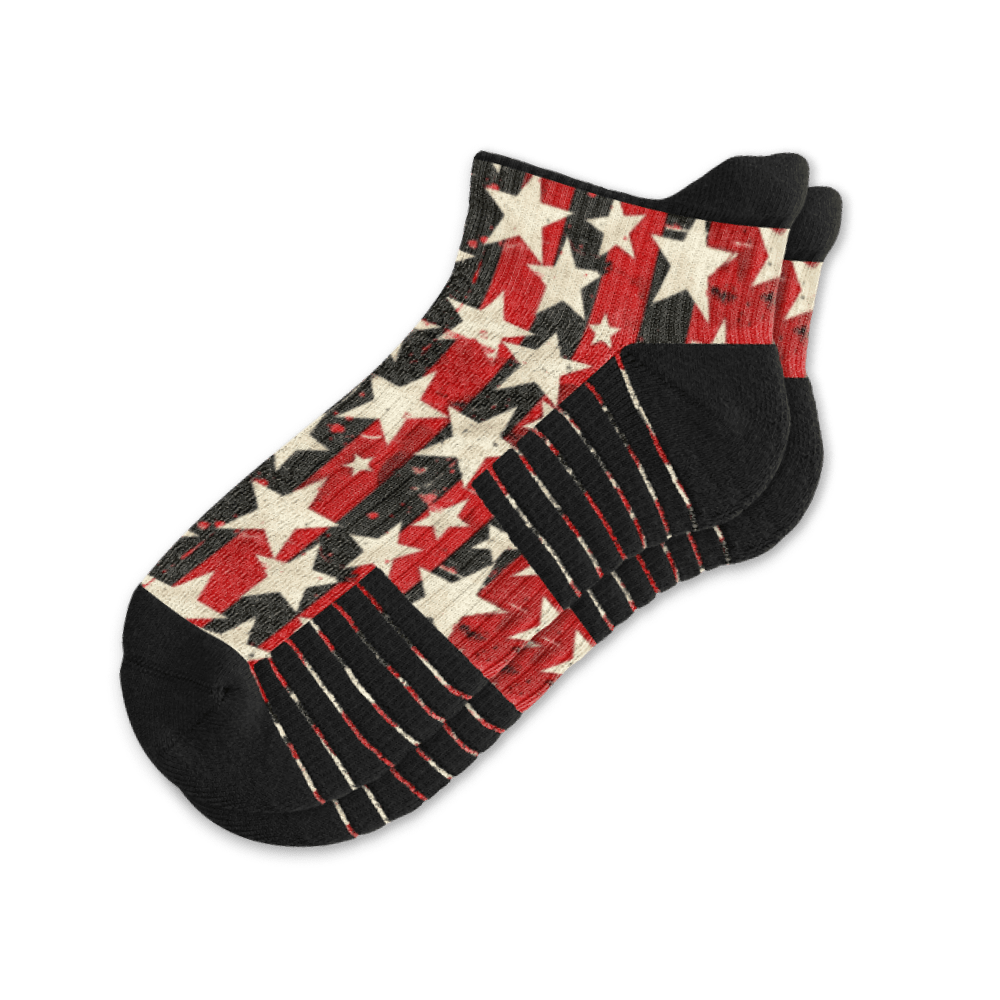 Rockin' Stars Ankle Compression Socks