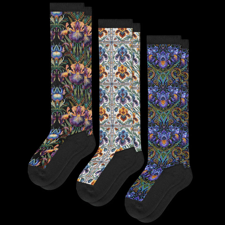 Ornate EasyStretch™ Socks 3-Pack Bundle